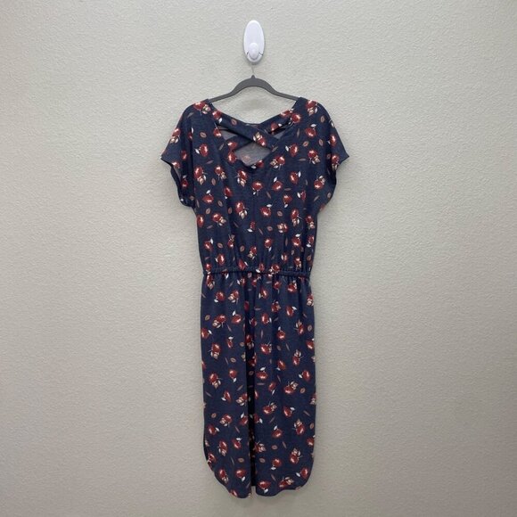Lularoe Isla Floral Cross Back Dress w Pockets Womens size Small NEW - Picture 7 of 7